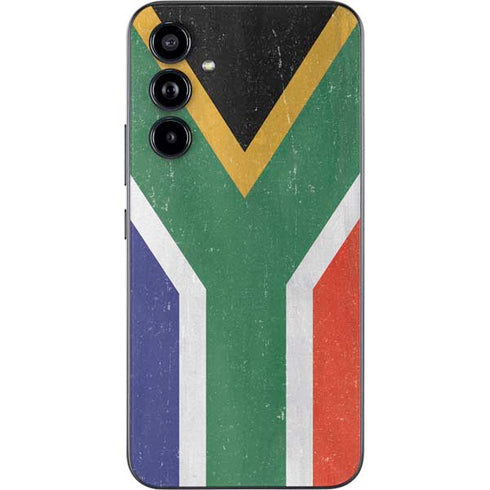 South Africa Flag Distressed Galaxy A54 5G Skin